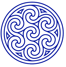 Celtic spiral tattoo design