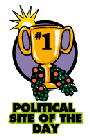 Political Site of the Day award logo